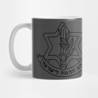 Israel Defense Force Insignia T-Shirt Mug